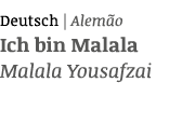 Deutsch | Alem o Ich bin Malala Malala Yousafzai