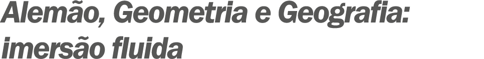 ?Alem o, Geometria e Geografia: imers o fluida